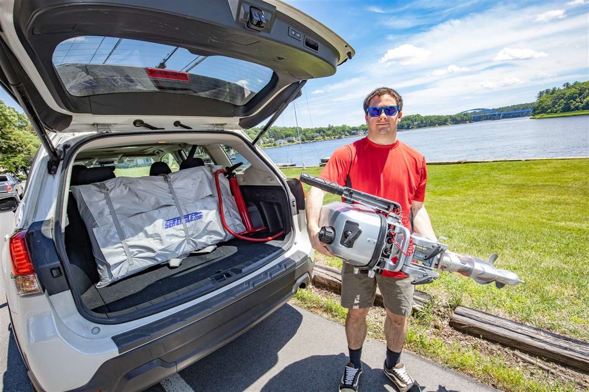Fits into just about any car trunk - no boat trailer required