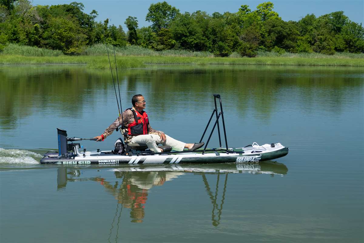 Cruise up to 7 mph with the eLite electric motor