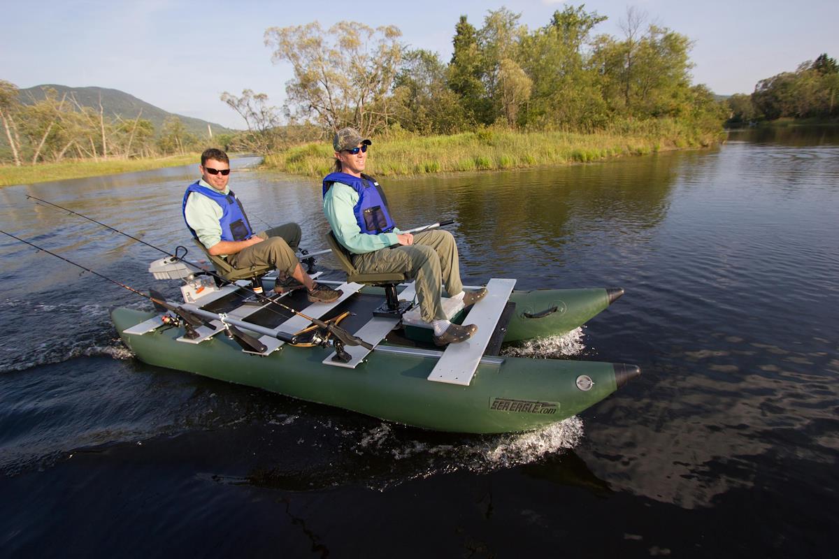 What's easier than an inflatable boat and electric motor