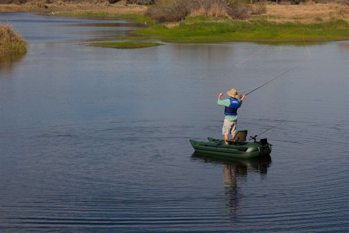 An excellent stable and portable fly fishing platform