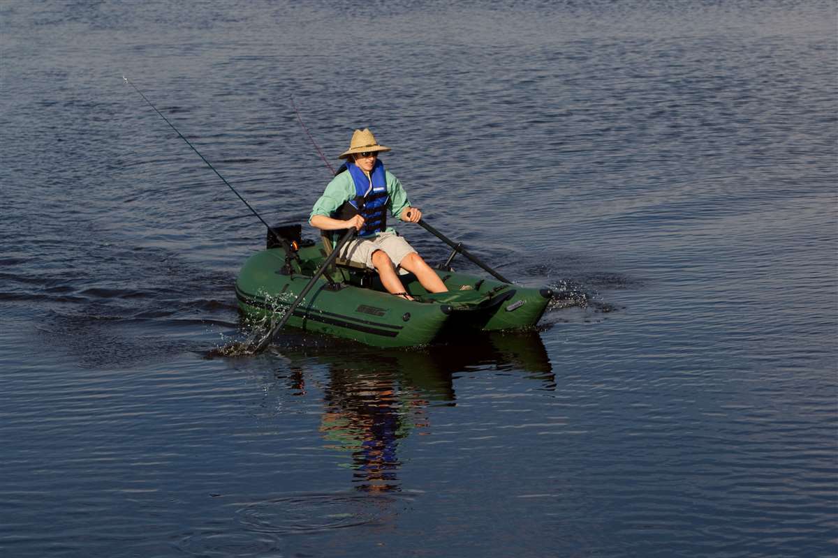 Rowing the 285fpb is a piece of cake