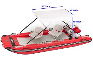 inflatable catamaran 2 story