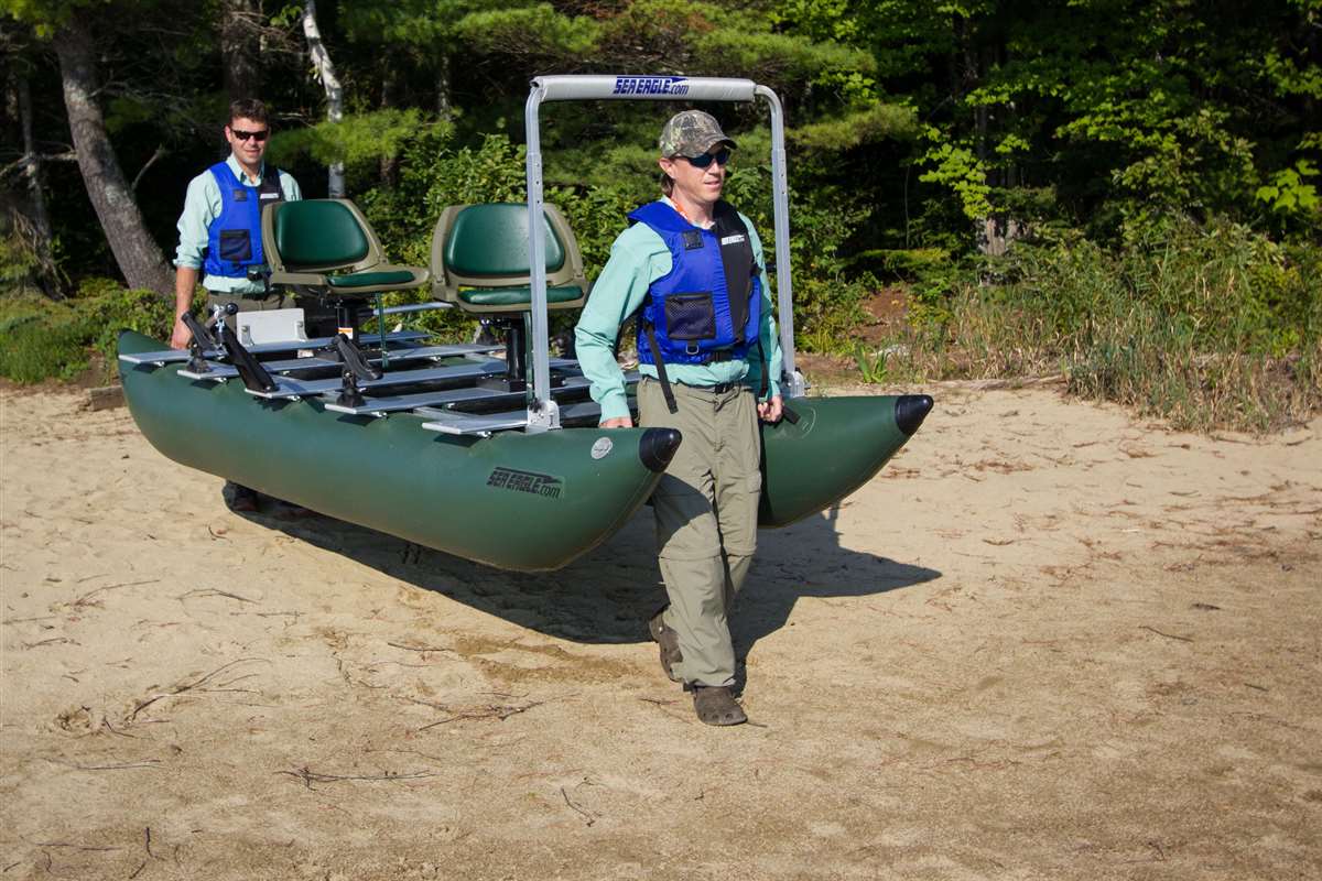 Sea Eagle 375fc Inflatable FoldCat Fishing Boat Pro Angler Guide Packa –  Safecastle
