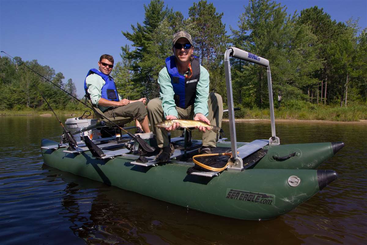 Sea Eagle 375fc 2 person Inflatable Fishing Boat. Package Prices starting  at $1,499 plus FREE Shipping