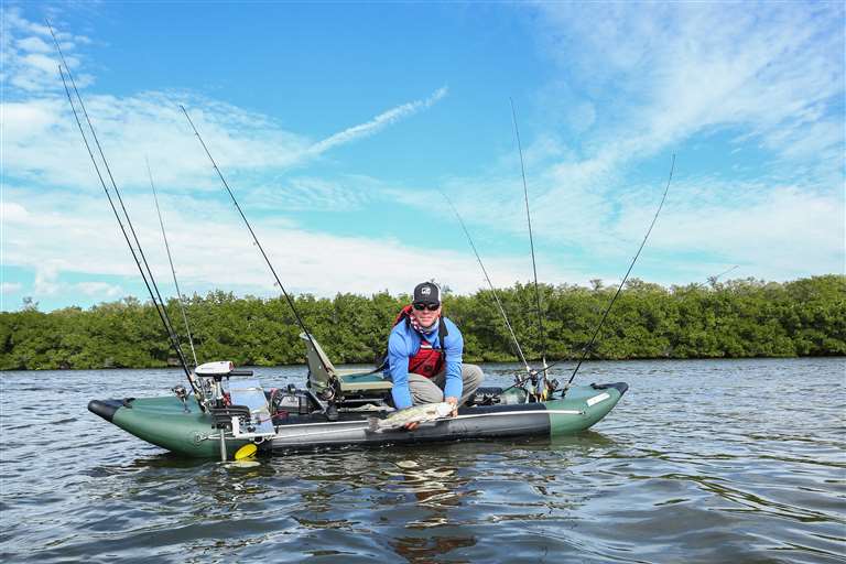 Inflatable Fishing Kayaks - Pack up small and fit in a bag - FREE SHIPPING  to lower 48 U.S. States!