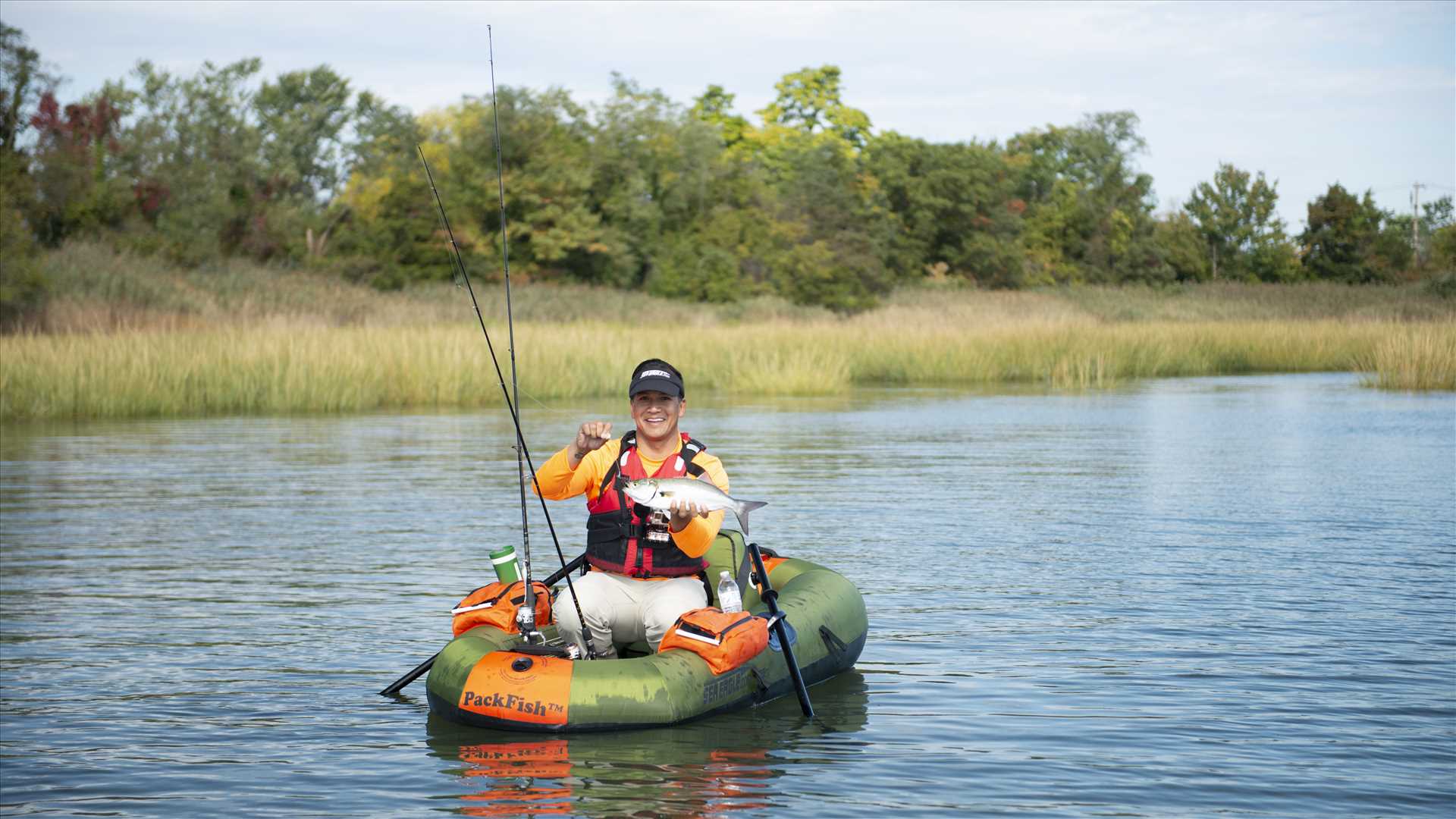 Sea Eagle PackFish7™ 1 person Inflatable Fishing Boat ...