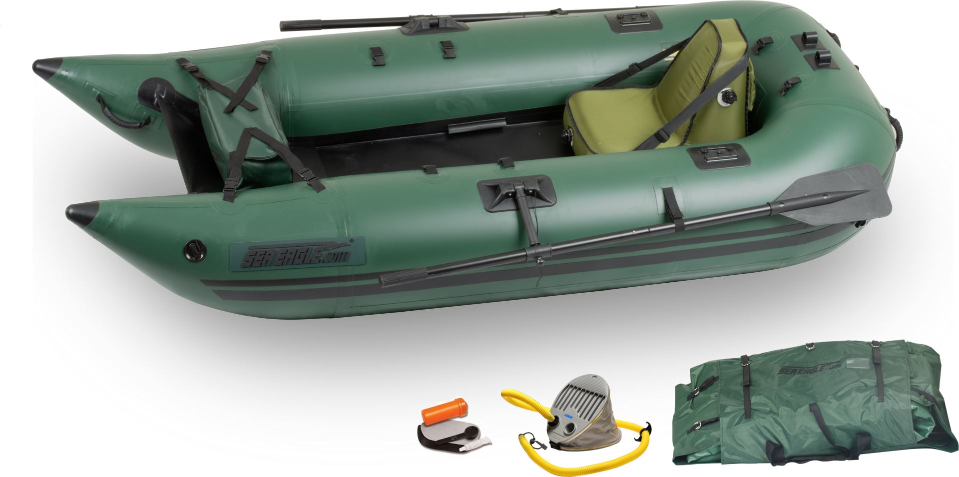 Sea Eagle 285fpb Inflatable Pontoon Fishing Boat - Splashy McFun