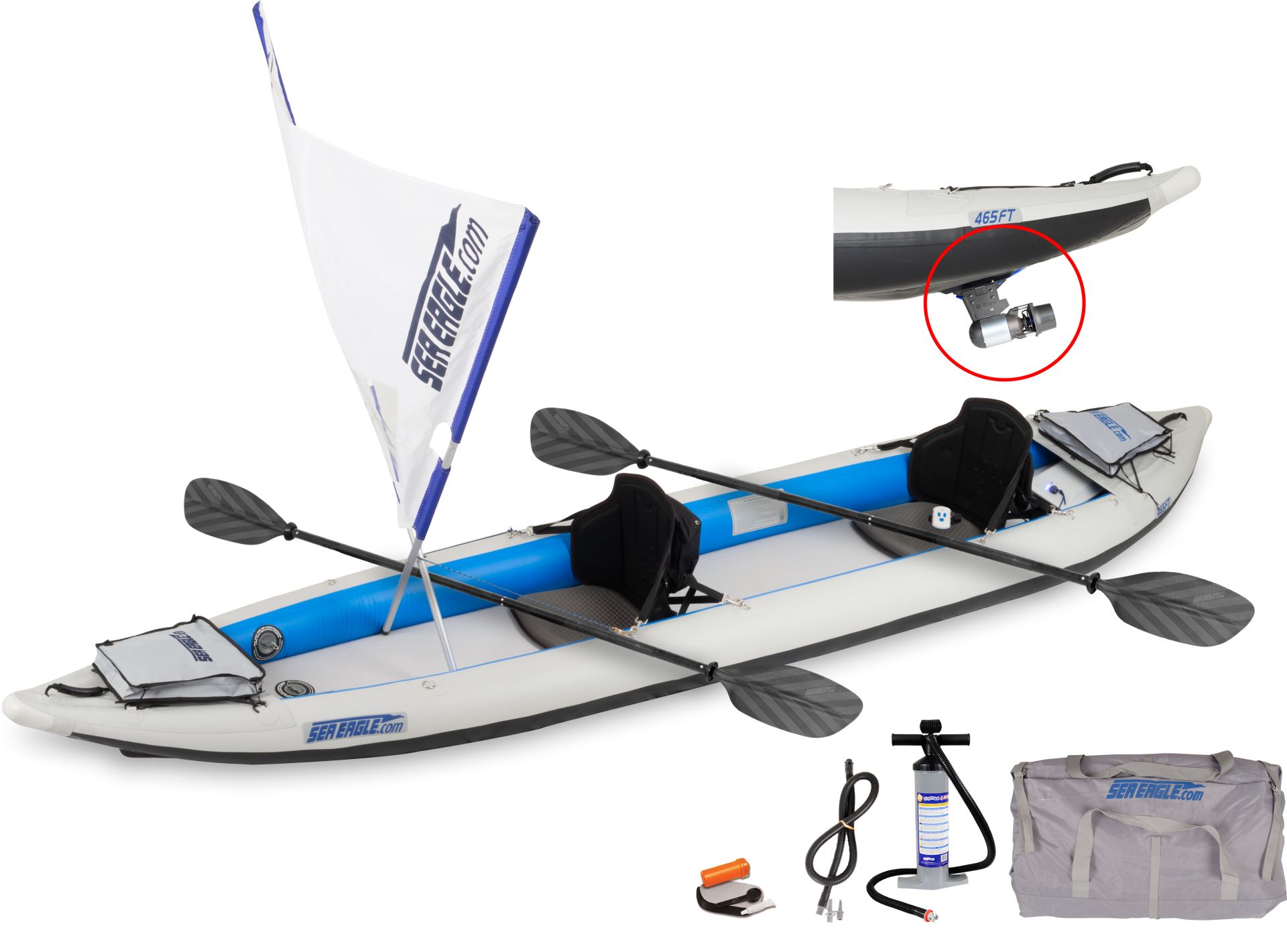 Sea Eagle 385 FastTrack Inflatable Fishing Kayak - In4adventure