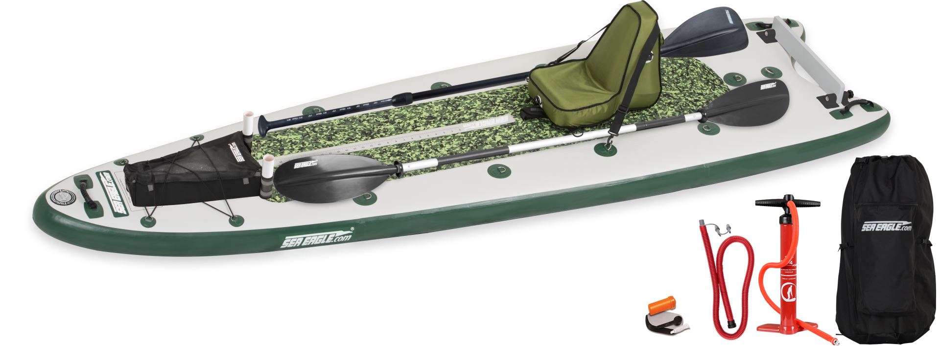 Sea Eagle 385fta 3 person Inflatable Fishing Boat. Package Prices starting  at $1,199 plus FREE Shipping