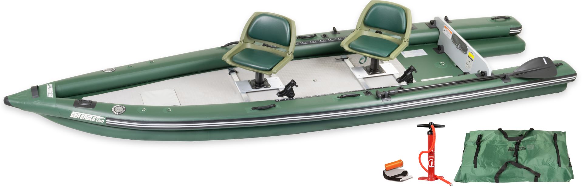 Sea Eagle FSK16 3 person Inflatable Fishing Boat. Package Prices starting  at $2,199 plus FREE Shipping