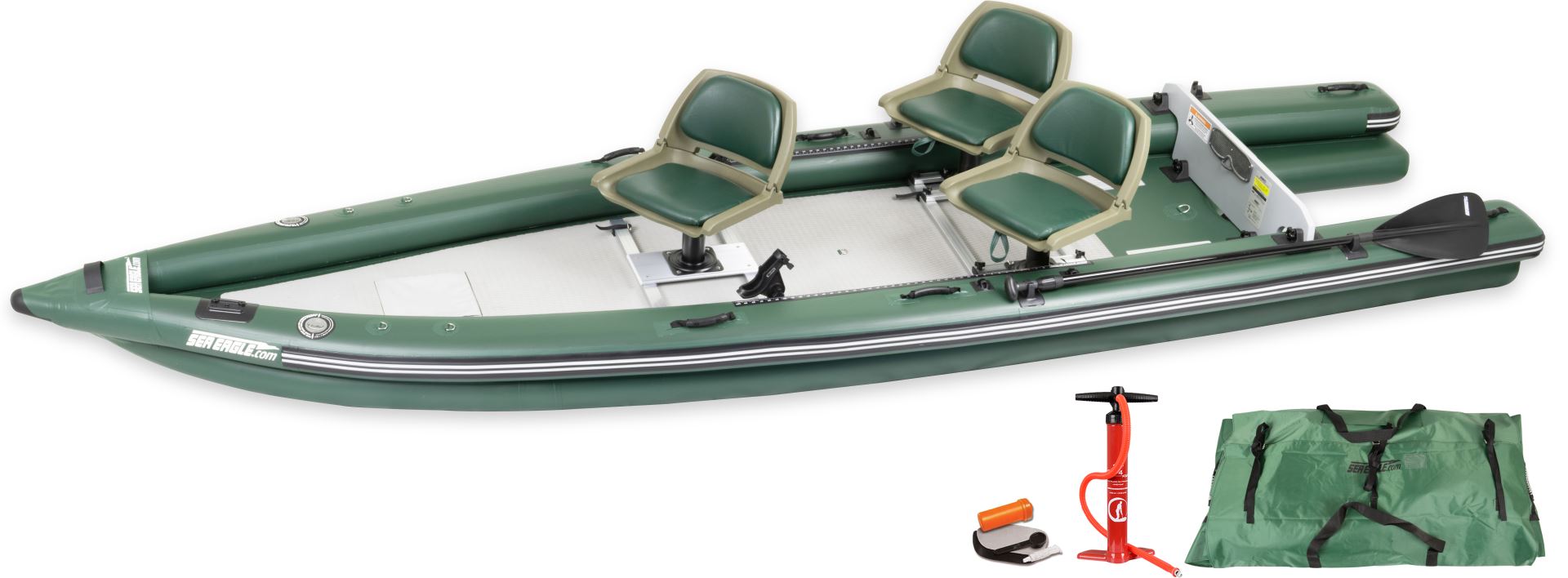 Sea Eagle FSK16 3 person Inflatable Fishing Boat. Package Prices ...