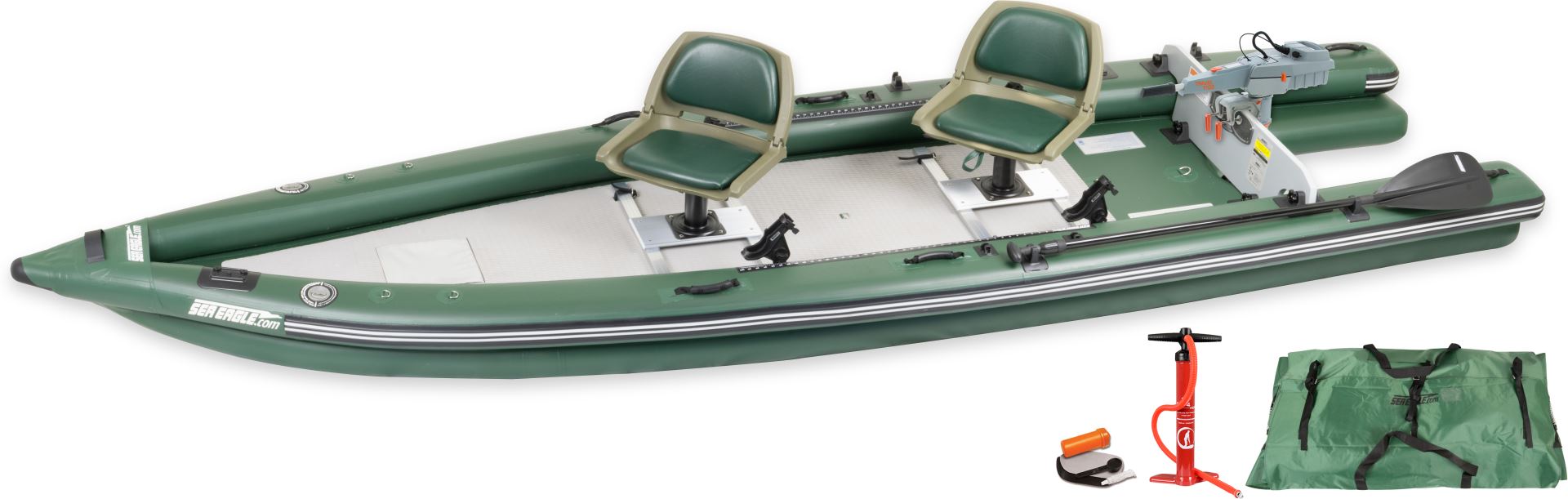 Sea Eagle FSK16 3 person Inflatable Fishing Boat. Package Prices ...