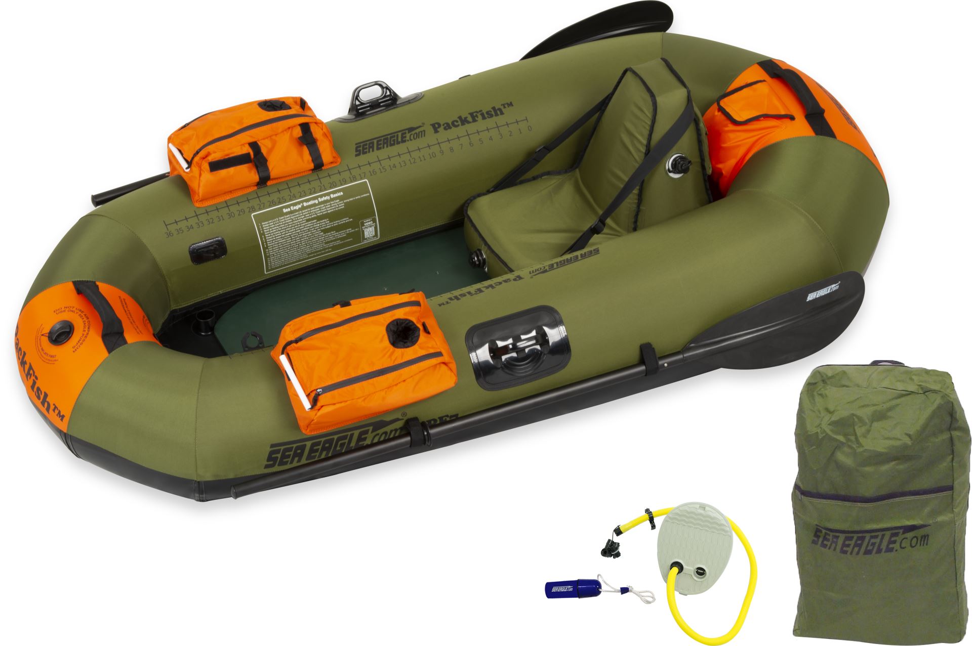 BOAT OR BANK FISHING ROD BACKPACK TRANSPORT SYSTEM FOR UNDER THREE