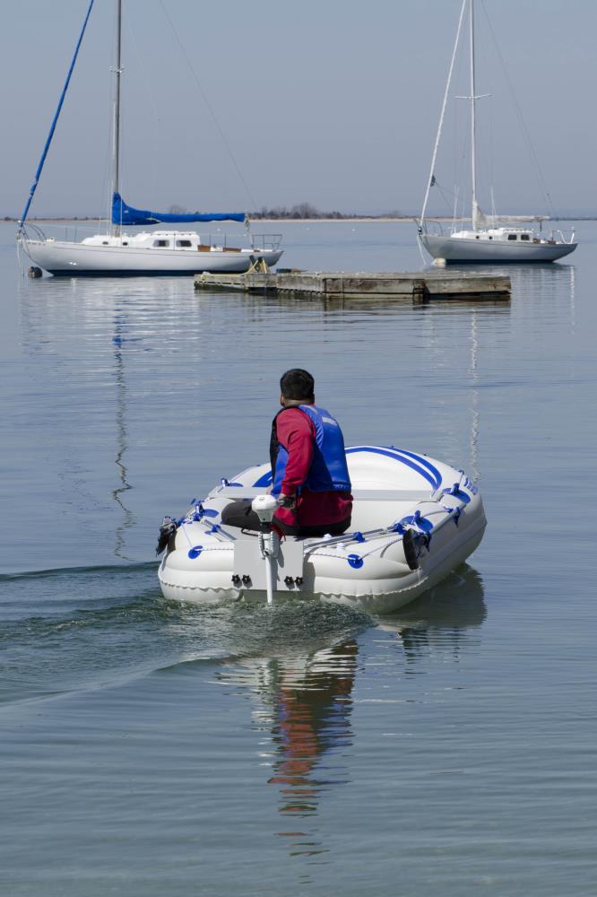 Outboard inflatable boat - Sea Eagle 9 - SeaEagle.com - electric