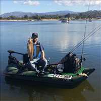 LUYA Fishing Spreader Boat Floating Fishing Platform with Motor Set Water  Inflatable Magic Carpet Flatboat (Support DIY Size)
