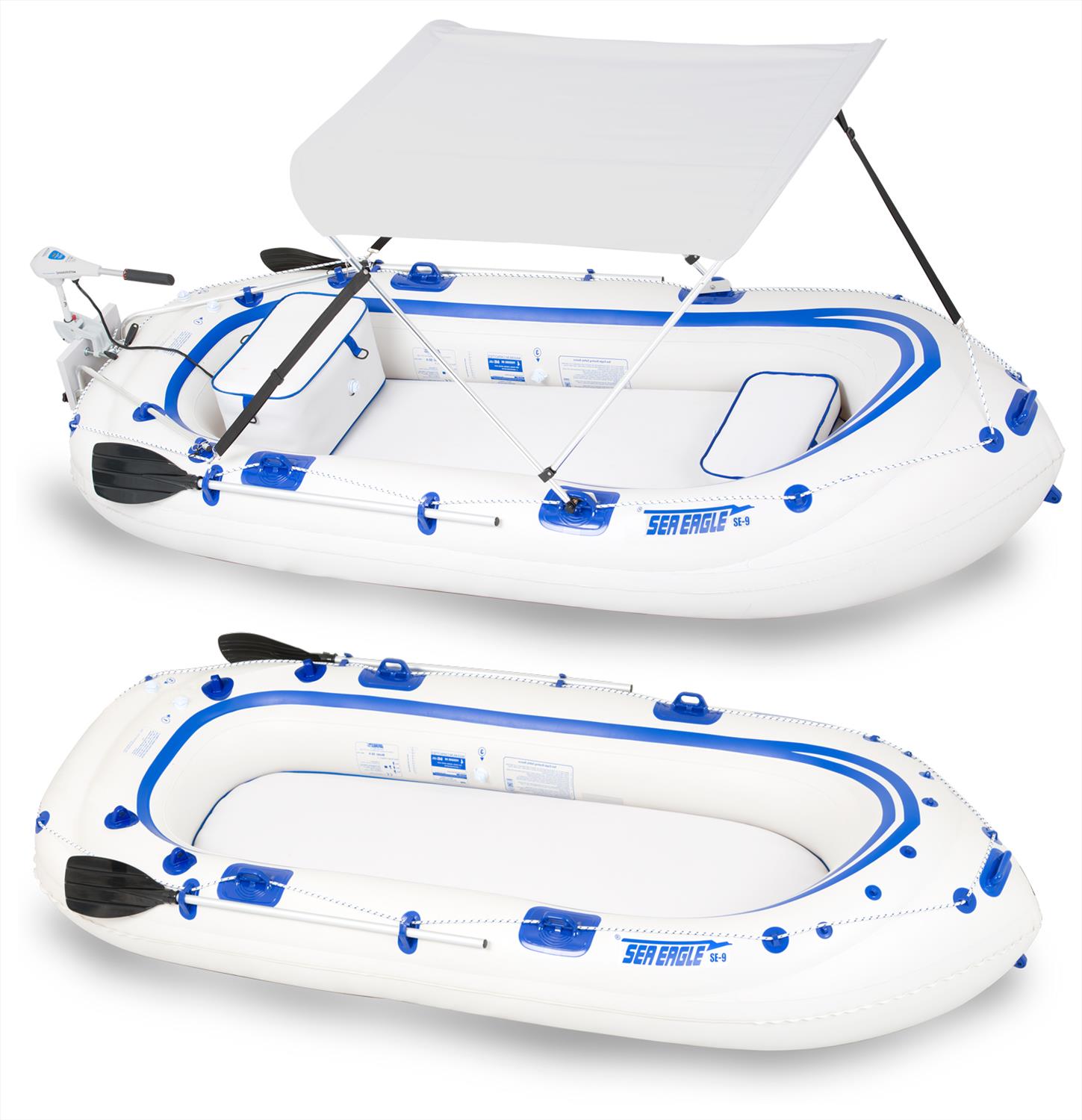 Sea Eagle SE9 4 person Inflatable Boat. Package Prices starting at