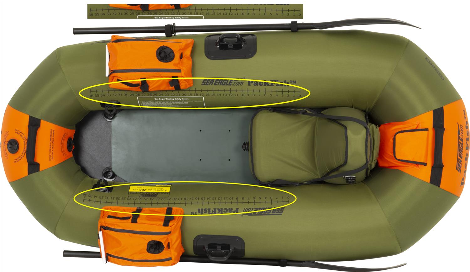 Sea Eagle FSK16 3 person Inflatable Fishing Boat. Package Prices