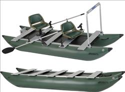 Sea Eagle 375fc FoldCat Deluxe Inflatable Pontoon Fishing Boat 375FCK_D